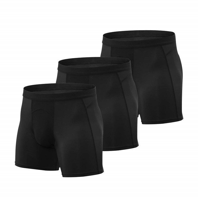 Niksa Men's Sport Performance Mesh Boxer Brief Underwear 3 pack