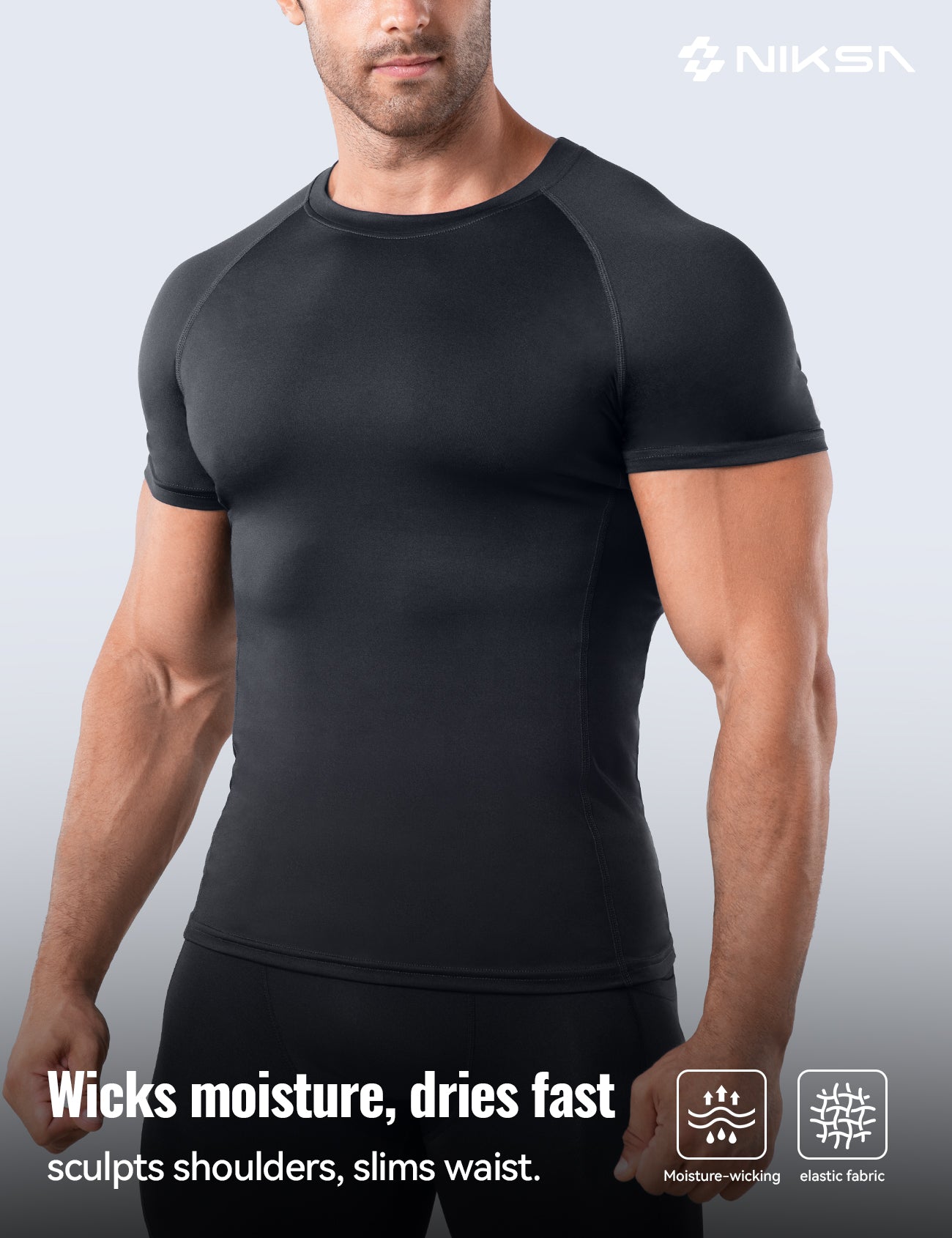 Niksa Men's Compression T-Shirts（MS04）