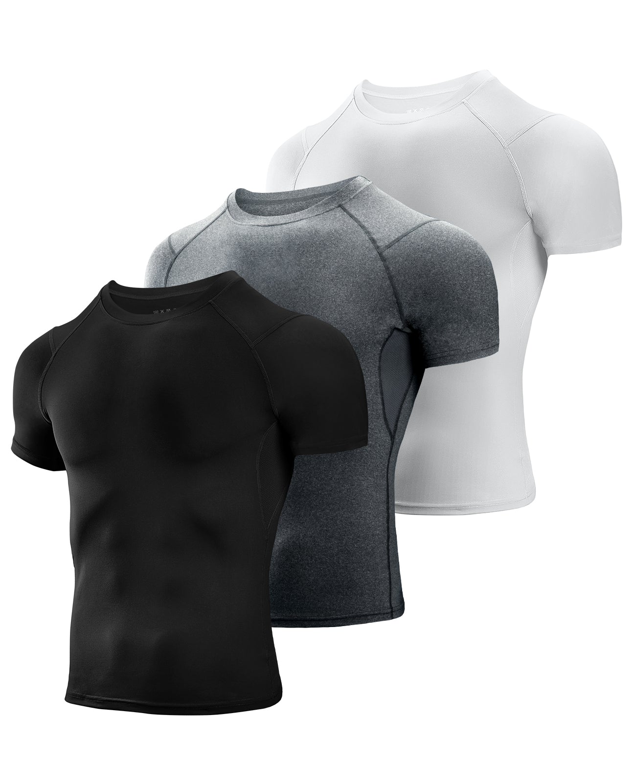 Niksa Men's Compression Top (1-Pack or 3-Pack)（MS01）