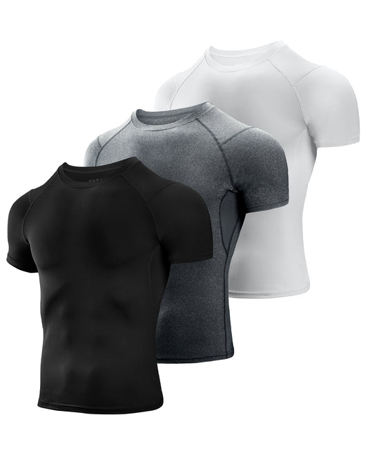Niksa Men's Compression Top (1-Pack or 3-Pack)（MS01）