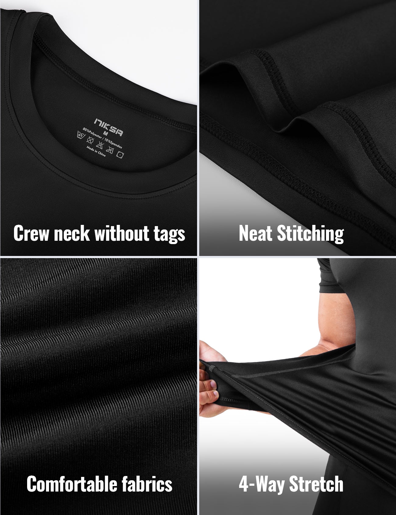Niksa Men's Compression T-Shirts（MS04）