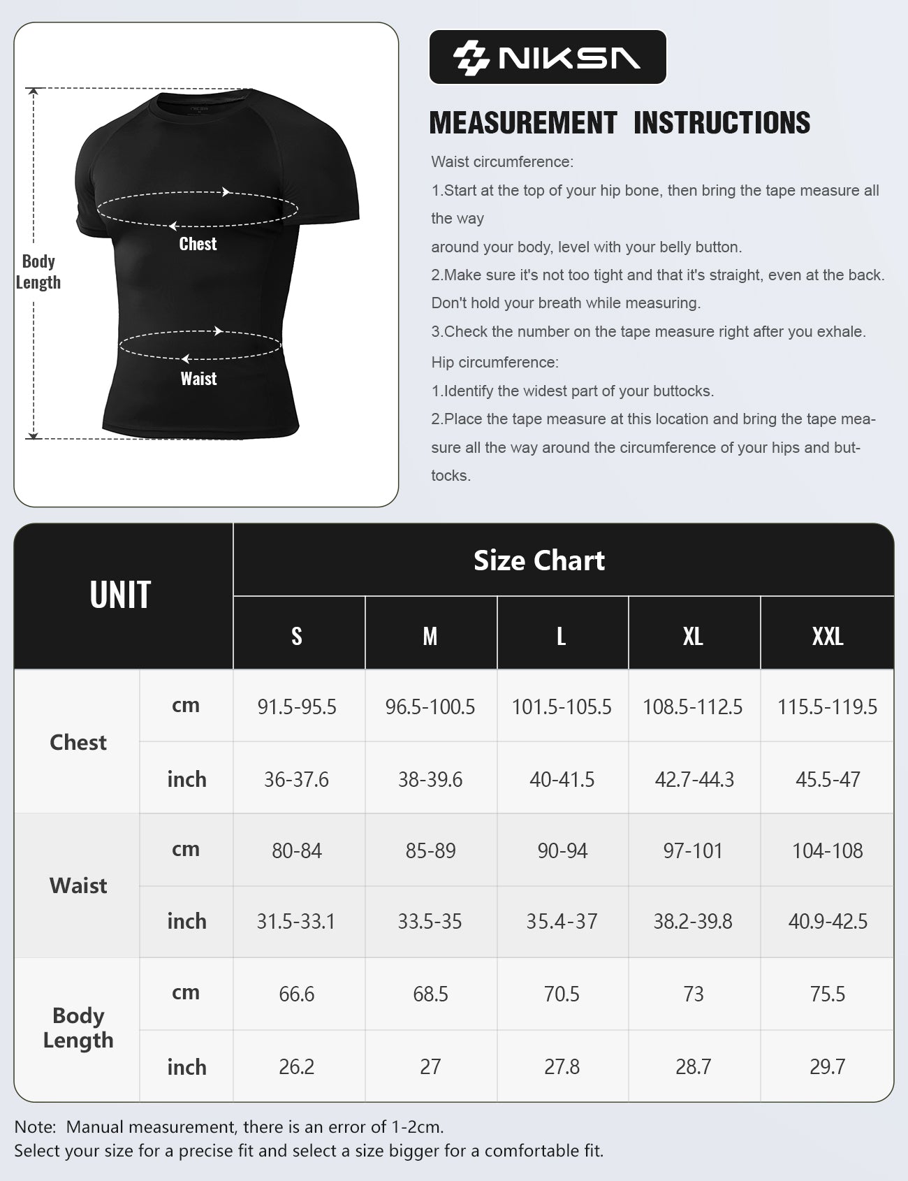 Niksa Men's Compression T-Shirts（MS04）