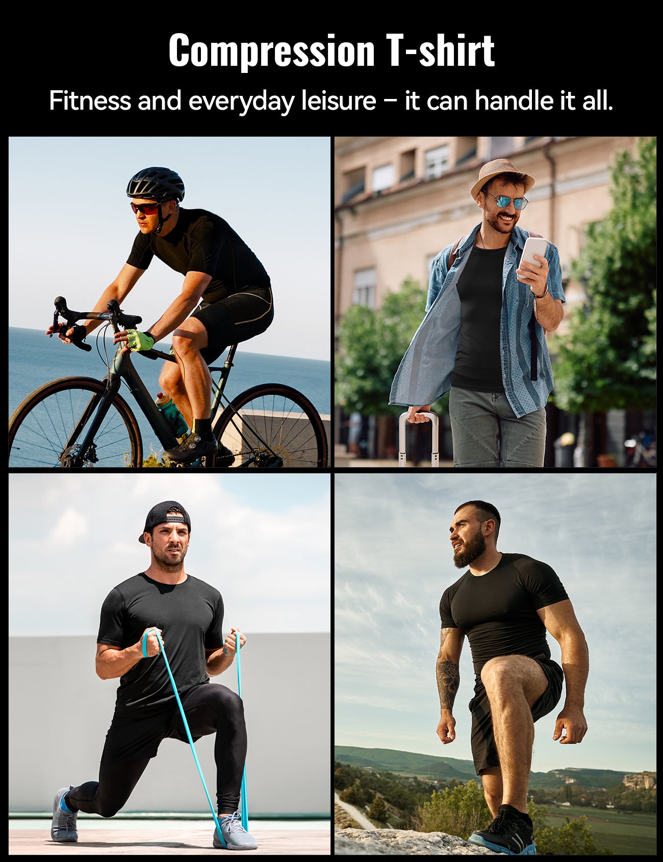 Niksa Men's Compression T-Shirts（MS04）