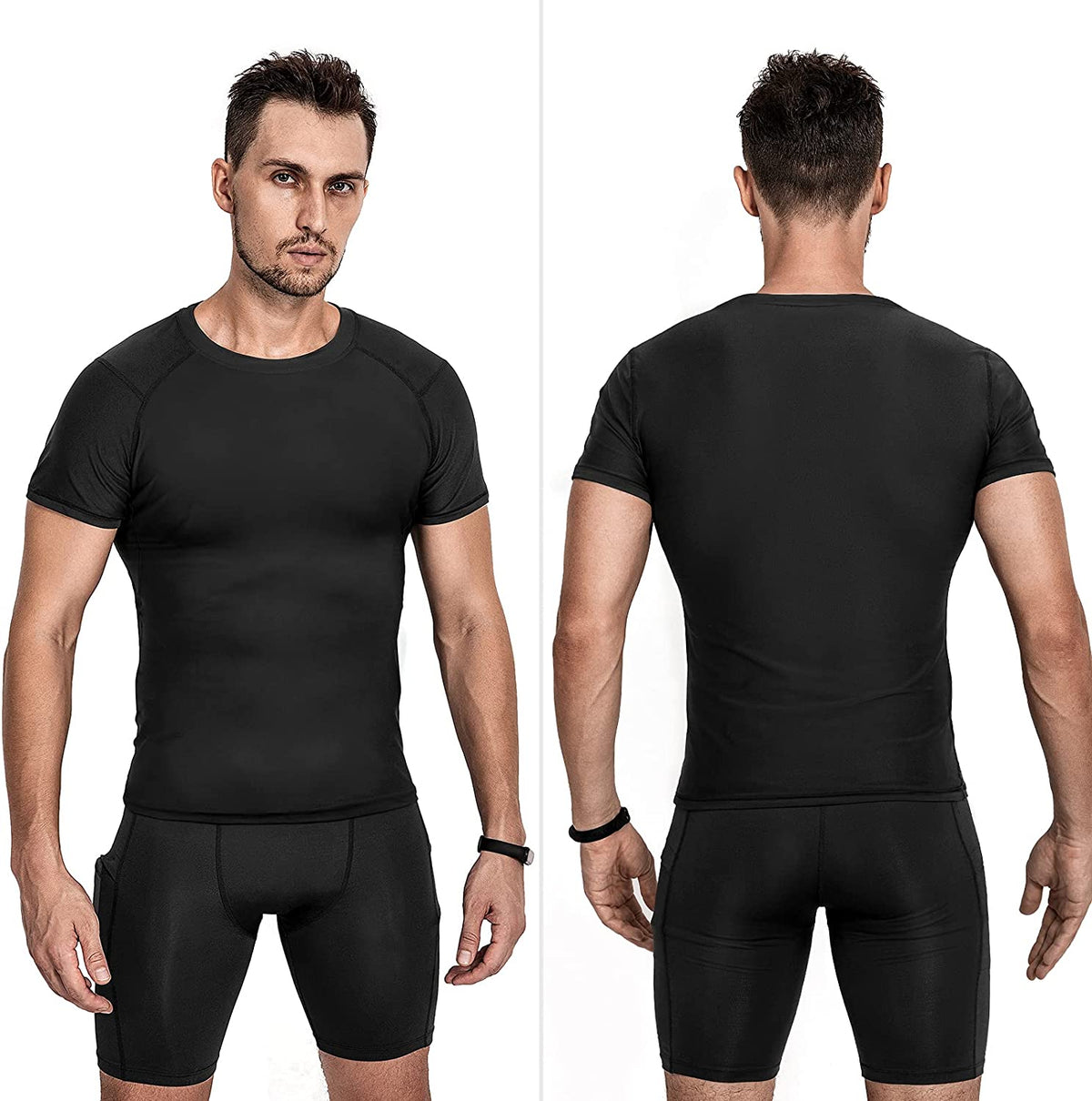 Compressed Tops Men's Compression Tops Cool Dry Workout T-shirts | NIKSA – Niksa