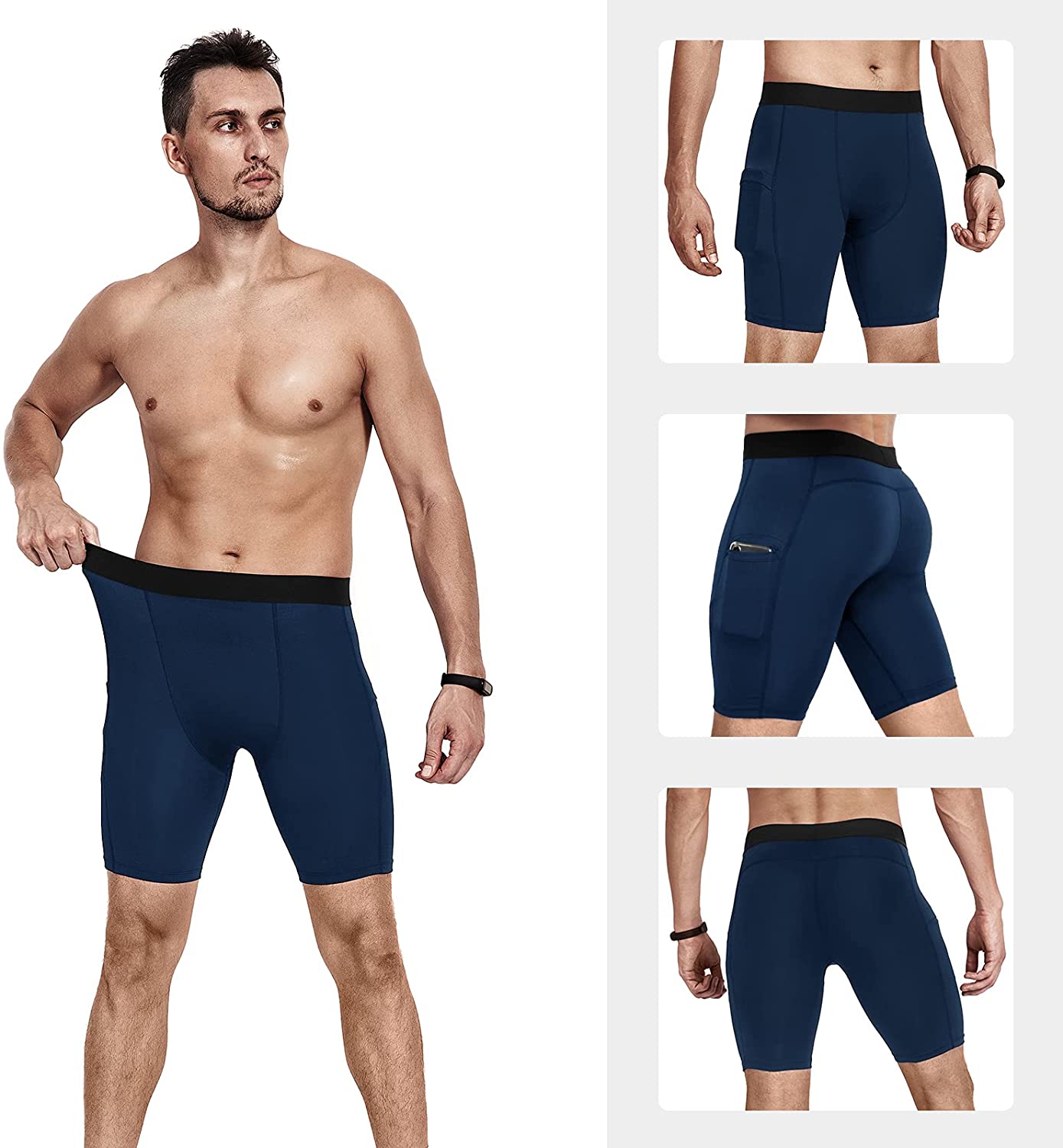 NIKSA performance compression athletic shorts 02