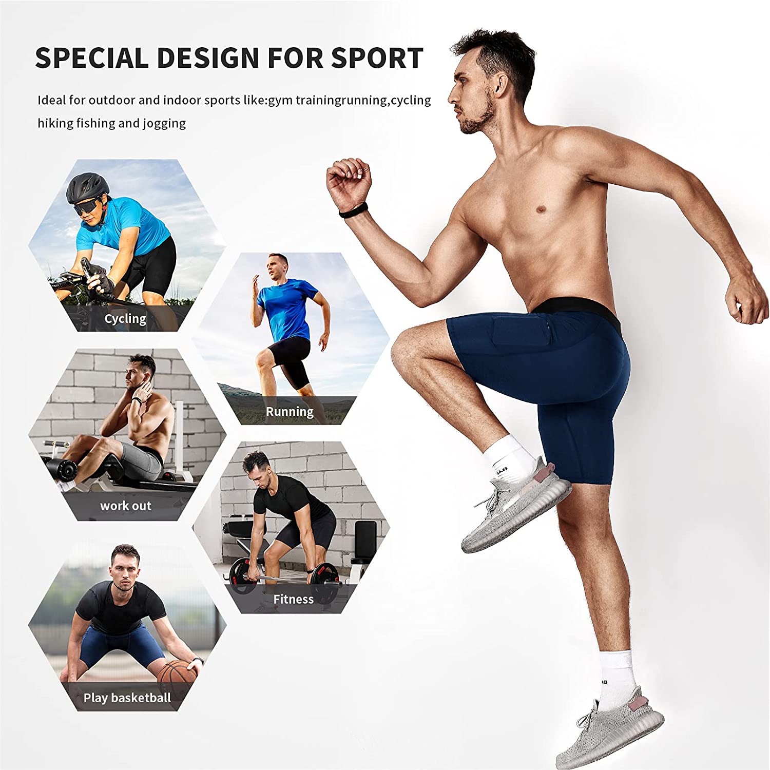 NIKSA performance compression athletic shorts 05