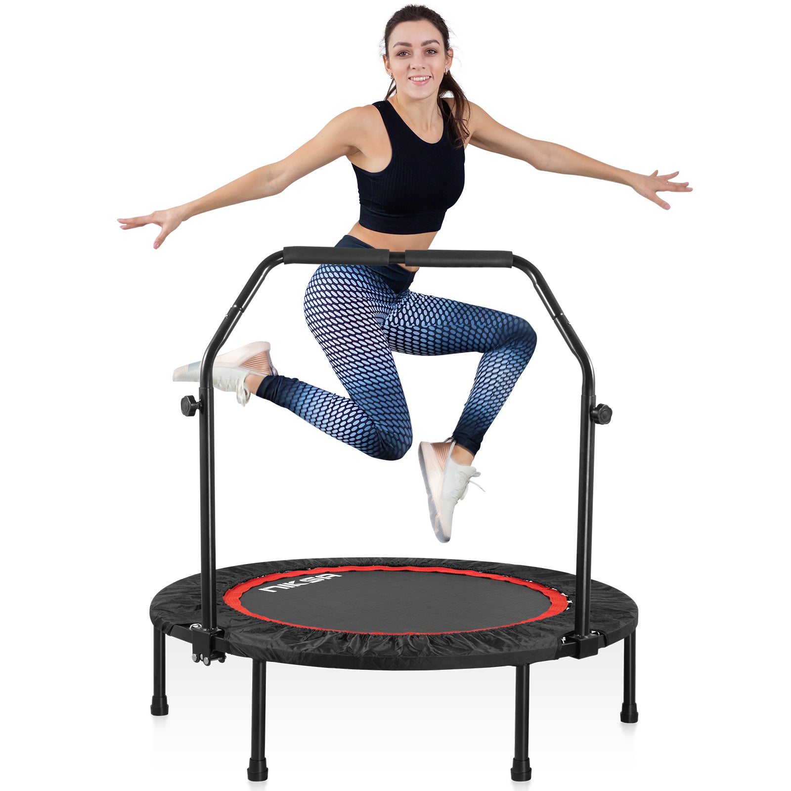 Foldable and Portable Exercise Workout Mini Trampoline