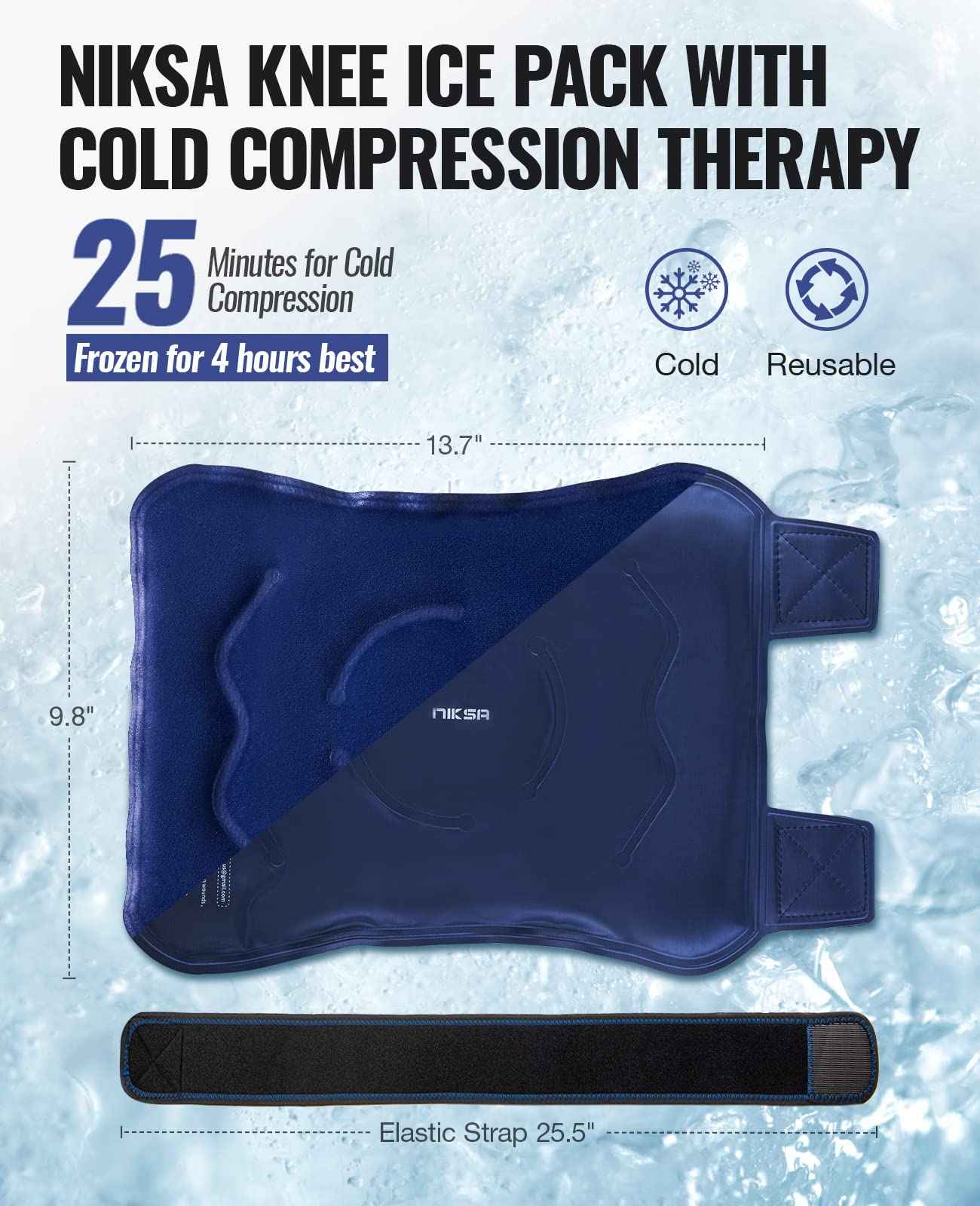 niksa ice pack with cold compression therapy